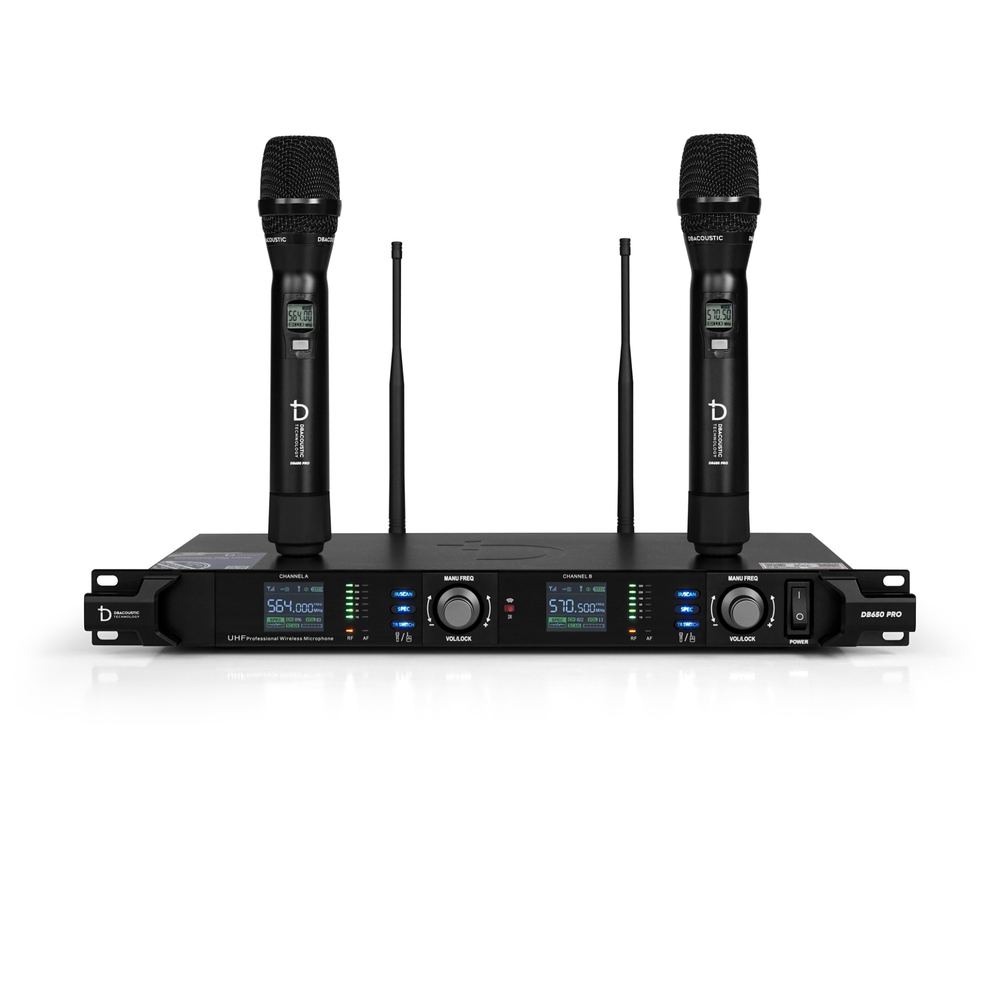DB650 PRO - Micro không dây chuyên nghiệp chính hãng | Phạm Quyết Audio